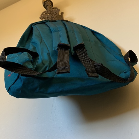 NEW• Backpack Zipper Large Cup Holders DoorDash Food Teal New School Carry On - Picture 7 of 9